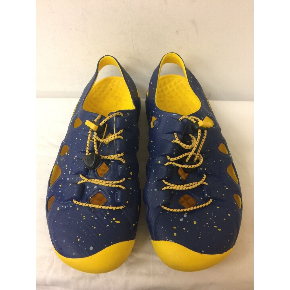 Keen Unisex  Sandals  Rubber Water Sandals -navy & yellow color size 5